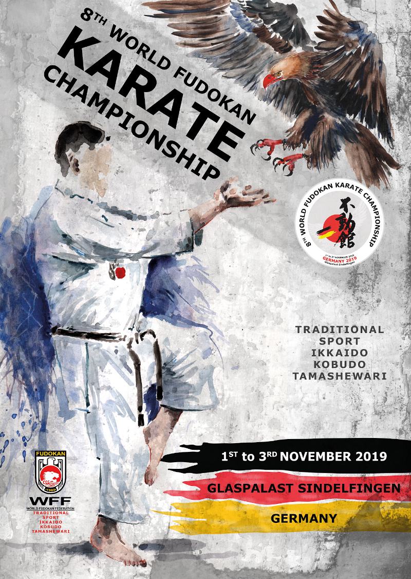 8th World Fudokan Karate Championship 2019 - Official Poster