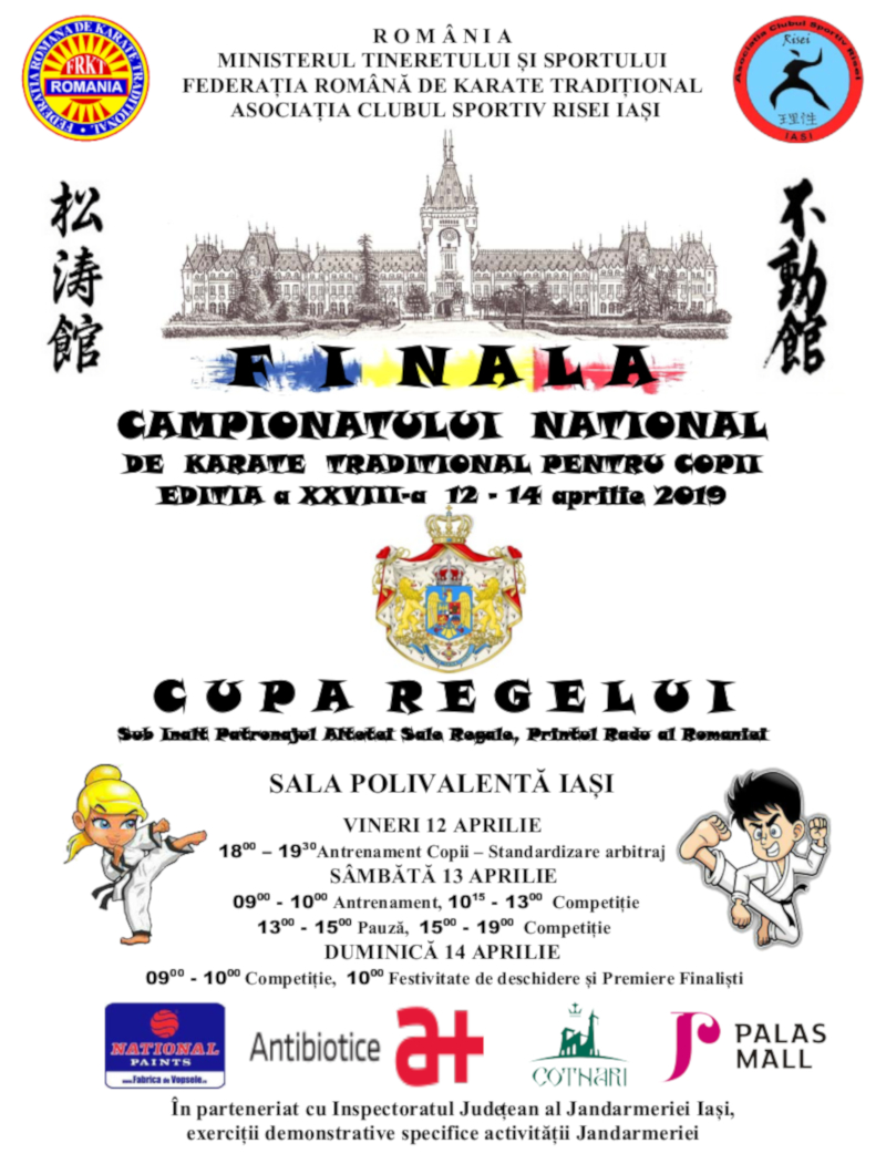 Finala Campionatului National de Karate Traditional pentru COPII 2019